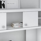 Crédence de bureau 60W avec étagère supérieure