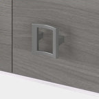 Crédence de bureau 60W avec étagère supérieure