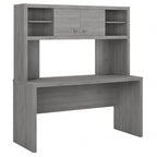 Crédence de bureau 60W avec étagère supérieure