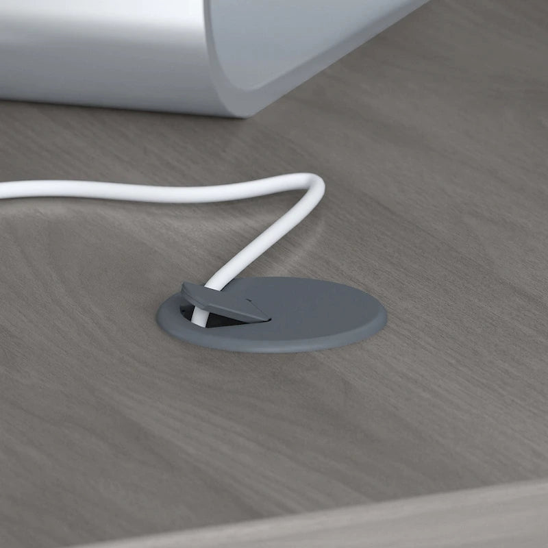 Crédence de bureau 60W avec étagère supérieure