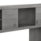 Crédence de bureau 60W avec étagère supérieure