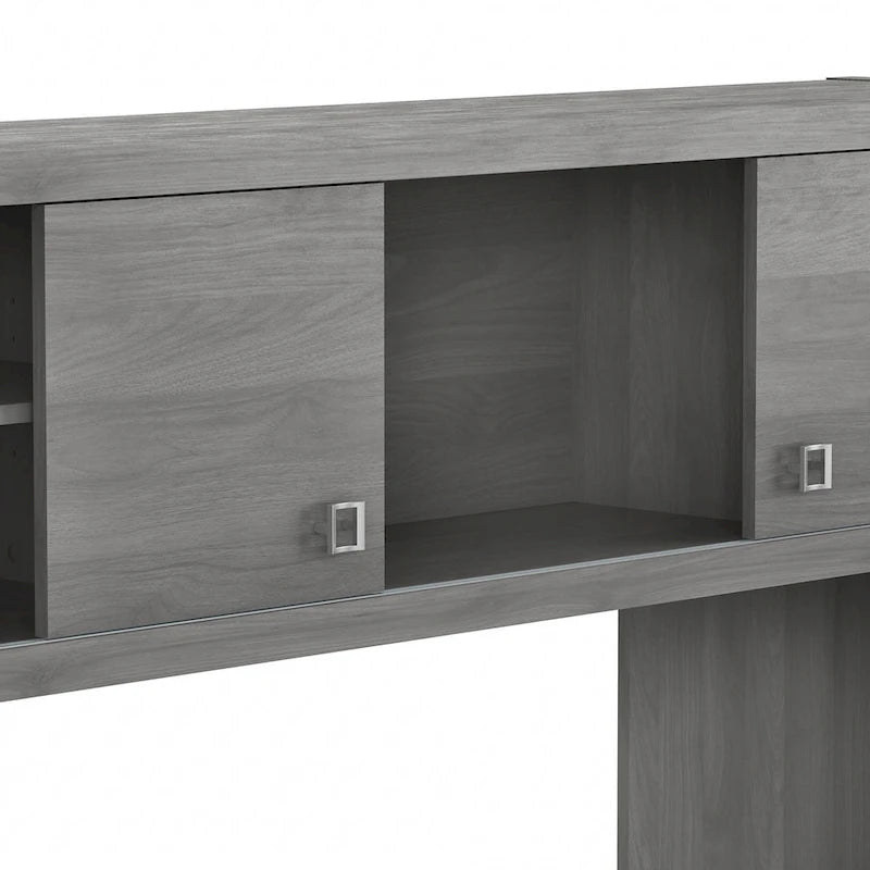 Crédence de bureau 60W avec étagère supérieure