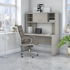 Crédence de bureau 60W avec étagère supérieure
