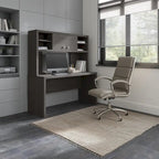 Crédence de bureau 60W avec étagère supérieure
