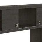 Crédence de bureau 60W avec étagère supérieure