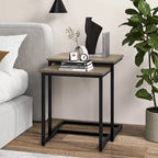 Table d'appoint gigogne pour café empilable