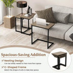 Table d'appoint gigogne pour café empilable
