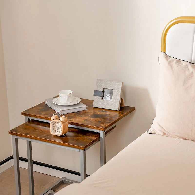 Table d'appoint gigogne pour café empilable