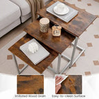 Table d'appoint gigogne pour café empilable