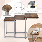 Table d'appoint gigogne pour café empilable
