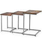 Table d'appoint gigogne pour café empilable