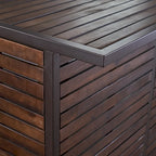 Ensemble de bar en bois d'acacia