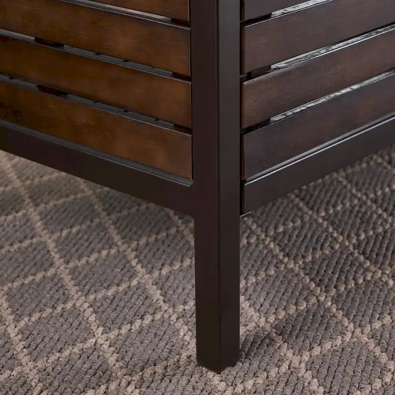 Ensemble de bar en bois d'acacia