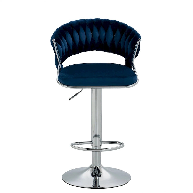 Tabouret de bar réglable en hauteur avec siège pivotant