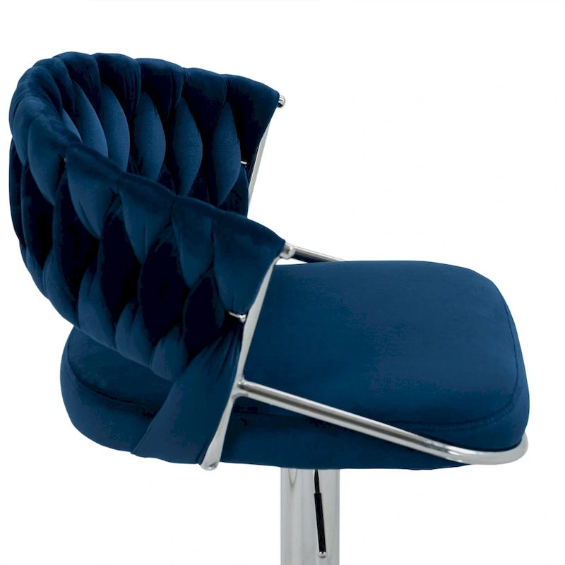Tabouret de bar réglable en hauteur avec siège pivotant