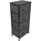Commode de chevet à 4 tiroirs pour chambre à coucher, différentes couleurs