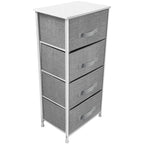Commode de chevet à 4 tiroirs pour chambre à coucher, différentes couleurs