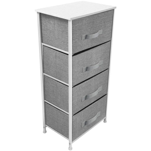 Commode de chevet à 4 tiroirs pour chambre à coucher, différentes couleurs