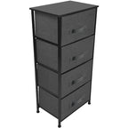 Commode de chevet à 4 tiroirs pour chambre à coucher, différentes couleurs