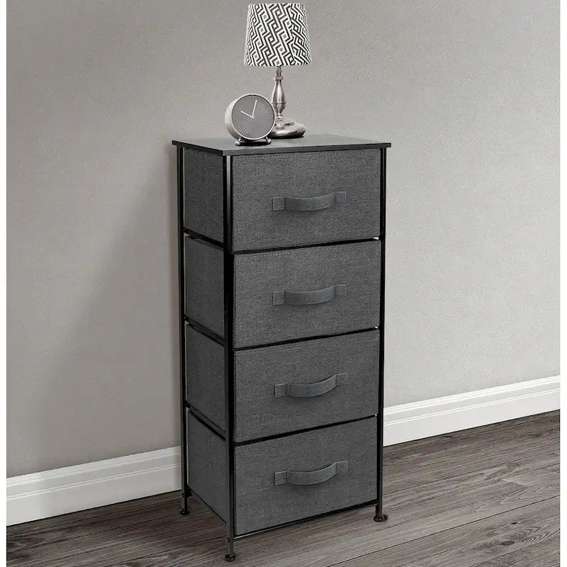 Commode de chevet à 4 tiroirs pour chambre à coucher, différentes couleurs