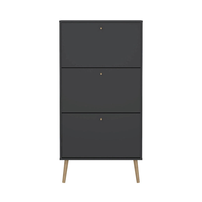 Meuble de rangement pour chaussures à 3 tiroirs