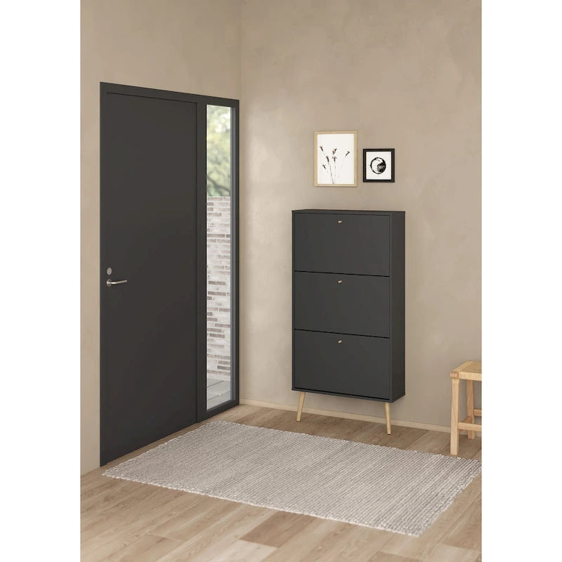 Meuble de rangement pour chaussures à 3 tiroirs