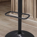 Tabourets de bar pivotants réglables en bois courbé