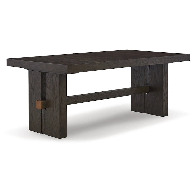 Table de salle à manger Burkhaus brun foncé