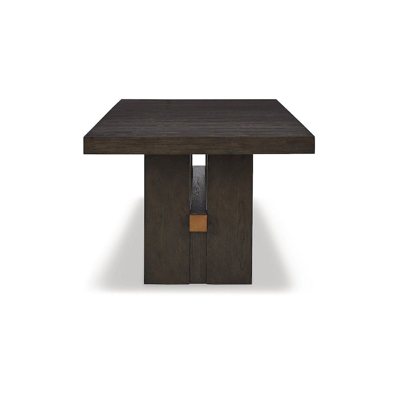 Table de salle à manger Burkhaus brun foncé