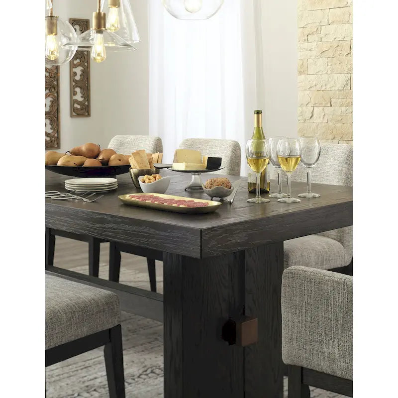 Table de salle à manger Burkhaus brun foncé