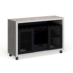 Buffet roulant contemporain à 4 étagères
