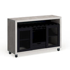 Buffet roulant contemporain à 4 étagères
