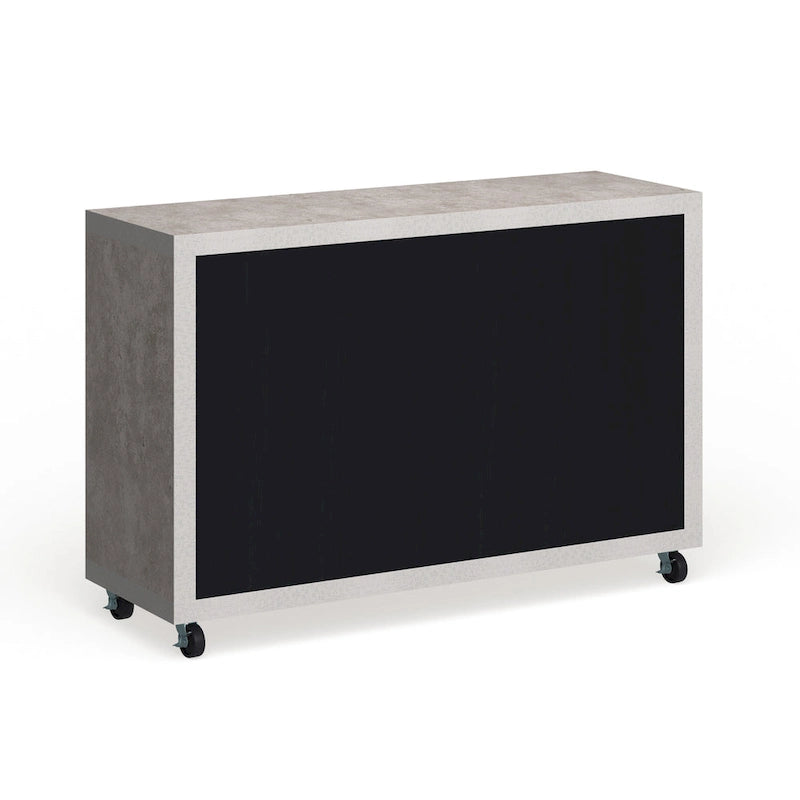 Buffet roulant contemporain à 4 étagères