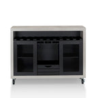 Buffet roulant contemporain à 4 étagères