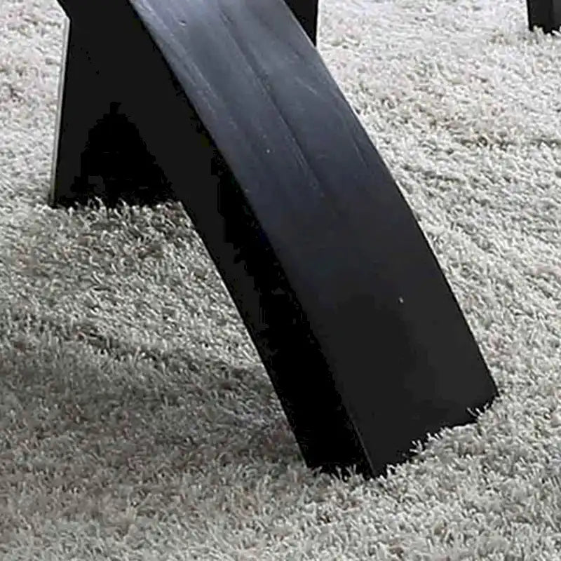 Table à manger ronde contemporaine en verre de 52 pouces