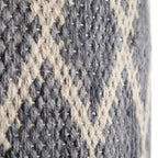 Pouf rond bohème en jute tressée naturelle