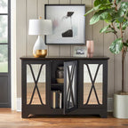 Console buffet miroir devant