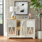 Console buffet miroir devant