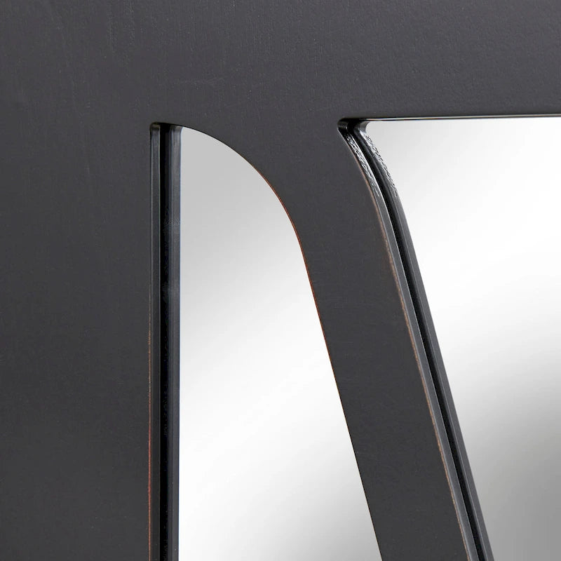 Console buffet miroir devant