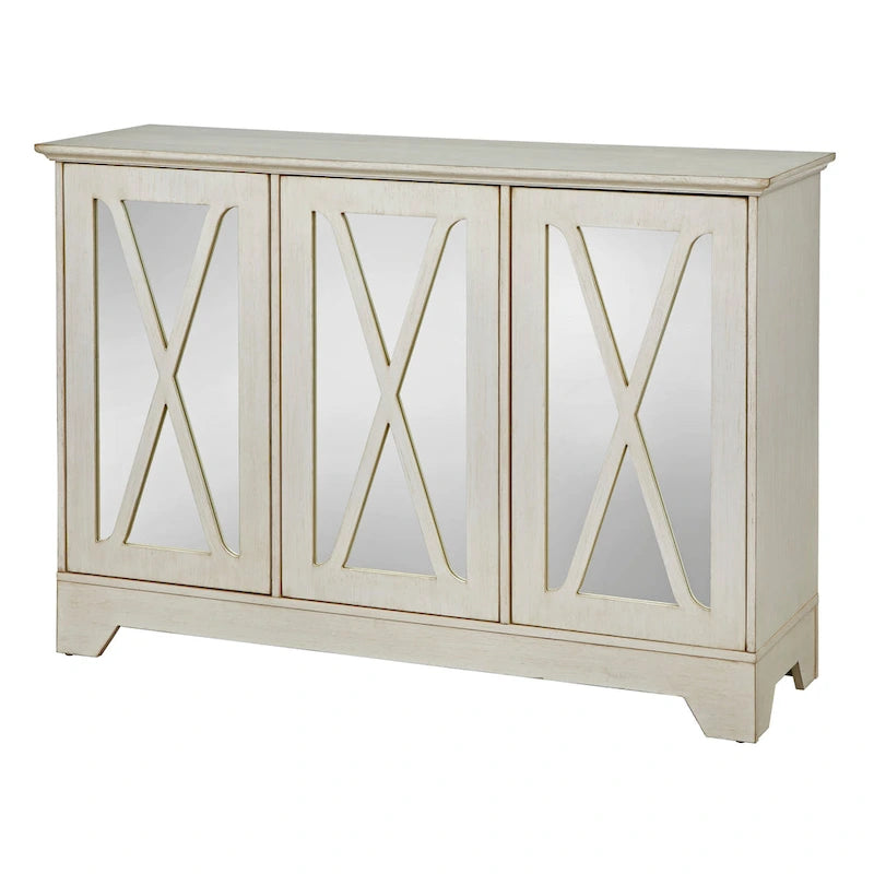 Console buffet miroir devant