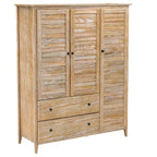 Armoire 3 portes en bois massif