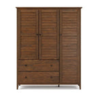 Armoire 3 portes en bois massif