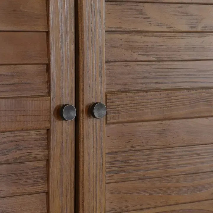 Armoire 3 portes en bois massif