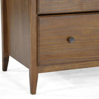 Armoire 3 portes en bois massif