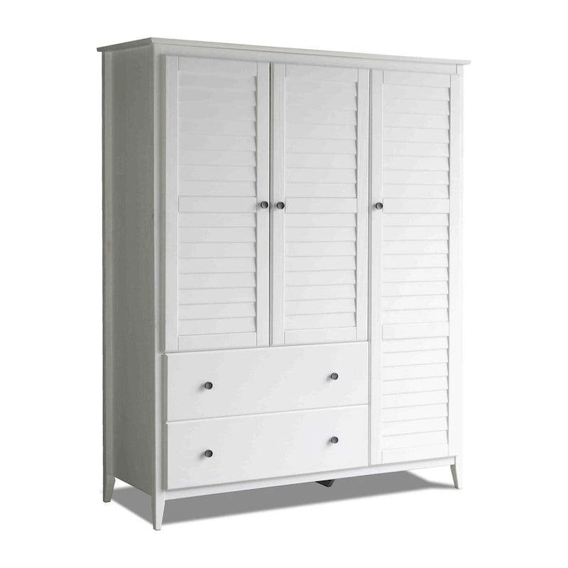 Armoire 3 portes en bois massif