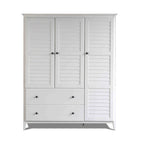 Armoire 3 portes en bois massif