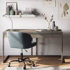 Bureau industriel en bois d'acacia massif