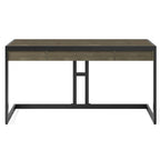 Bureau industriel en bois d'acacia massif