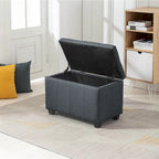 Banc de rangement pliant en tissu