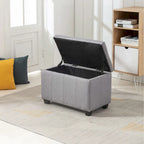Banc de rangement pliant en tissu